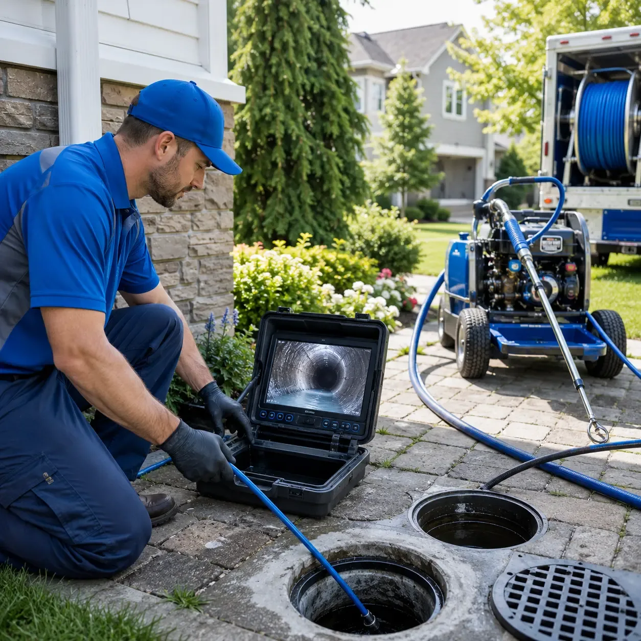 Outdoor drain cleaning professionals serving Collegedale, TN